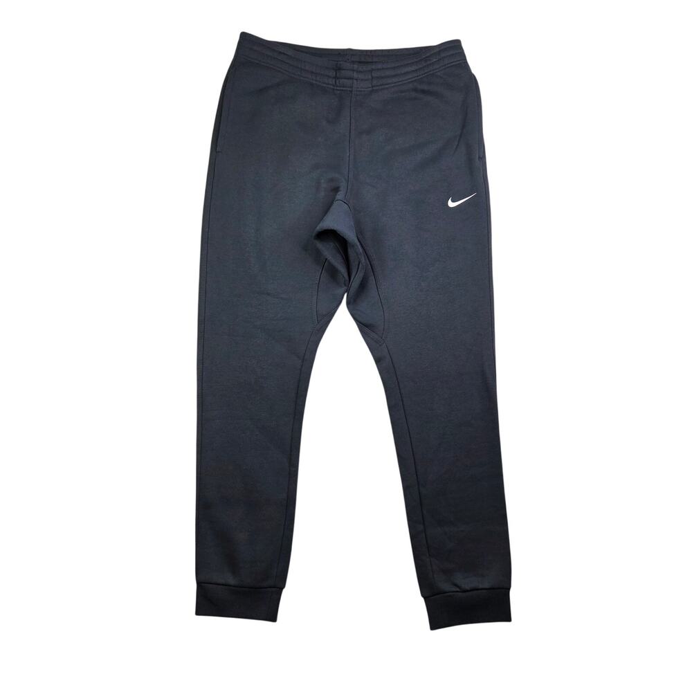 NIKE Men's Large Joggers Fleece Tapered Sweatpants NWT Black Athletic Athleisure